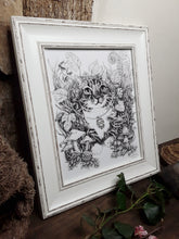Load image into Gallery viewer, Pen and Ink "Harvey" Reproduction/Giclée Fine Art Print - Gnostic Forest Art