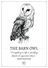 Load image into Gallery viewer, &quot;The Barn Owl&quot; Original Pen and Ink Artwork - Perlino Recycled Print in A4 - Gnostic Forest Art