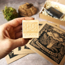 Load image into Gallery viewer, Set of 4 Recycled Mycorrhizal Mushroom Greetings Cards - Gnostic Forest Art