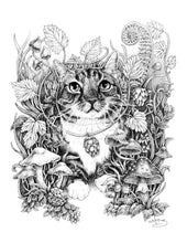 Load image into Gallery viewer, Pen and Ink "Harvey" Reproduction/Giclée Fine Art Print - Gnostic Forest Art