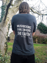 Load image into Gallery viewer, Gnostic Forest Men&#39;s Bamboo Eco-Friendly Mushroom T-Shirt with Paul Stamets Quote - Gnostic Forest Art