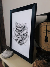 Load image into Gallery viewer, &quot;Chicken of the Woods&quot; Pen and Ink Mushroom Recycled Print - Gnostic Forest Art