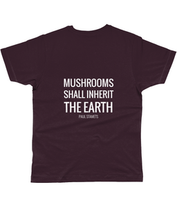 Gnostic Forest Men's Bamboo Eco-Friendly Mushroom T-Shirt with Paul Stamets Quote - Gnostic Forest Art
